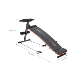 Banc de musculation incliné et positionnable anti-transpiration
