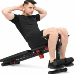 Banc de musculation multifonctionnel avec leg curl capacité de charge 200 kg