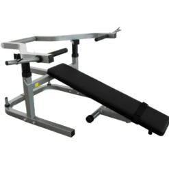 Banc de musculation multifonctions à leviers 2 x 50 kg spécial homegym