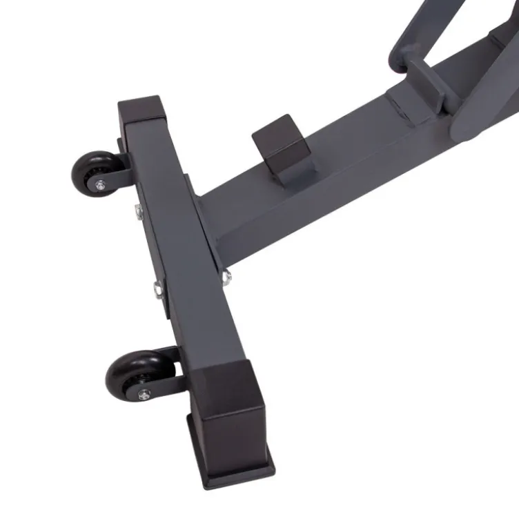 Banc de musculation multi-fonctions réglable combo leg avec roues de déplacement