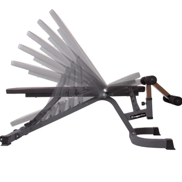 Banc de musculation multi-fonctions réglable combo leg avec roues de déplacement