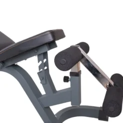 Banc de musculation multi-fonctions réglable combo leg avec roues de déplacement