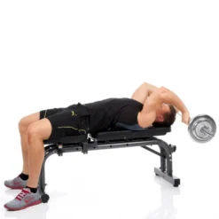 Banc de musculation multifonctions pour exercices aux haltères - Dossier réglable x 5