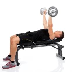 Banc de musculation multifonctions pour exercices aux haltères - Dossier réglable x 5