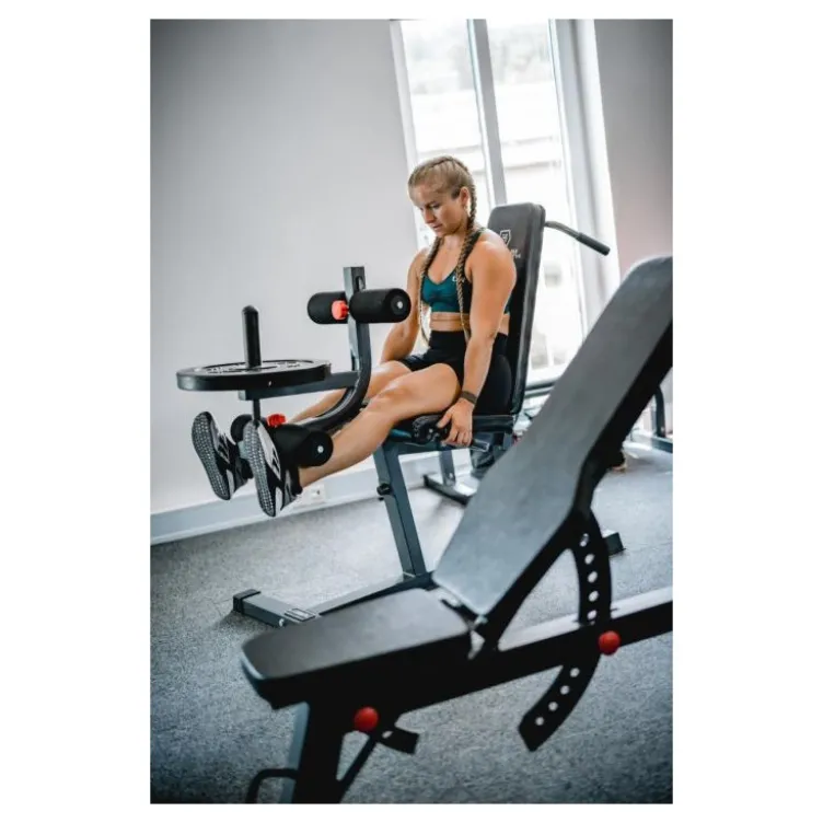 Banc de musculation multifonctions 2 en 1- Combo Leg pour Extensions et Curls des jambes - 150CF Titanium Strength