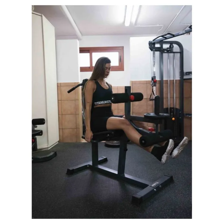 Banc de musculation multifonctions 2 en 1- Combo Leg pour Extensions et Curls des jambes - 150CF Titanium Strength