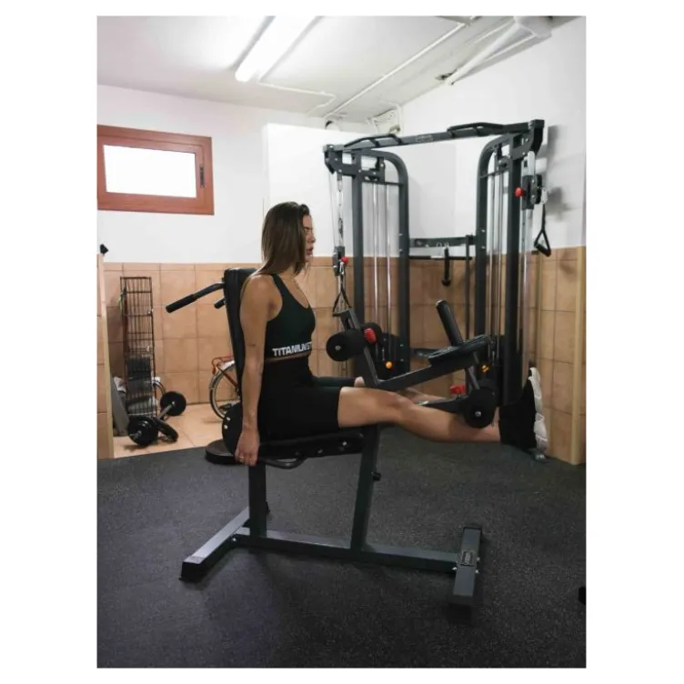 Banc de musculation multifonctions 2 en 1- Combo Leg pour Extensions et Curls des jambes - 150CF Titanium Strength