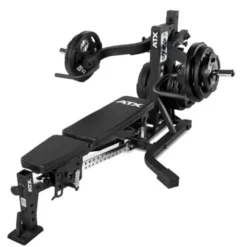 Banc de musculation multifonctions ATX avec bras de leviers 2 x 125 kg ultra complet