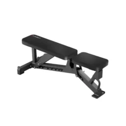 Banc de musculation multi-positions professionnel avec dossier et siège réglables - Roues de transport