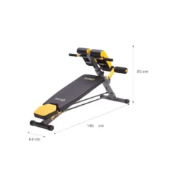 Banc de musculation multi-équipé avec option pupitre à biceps et banc hyperextension - Réglages multiples