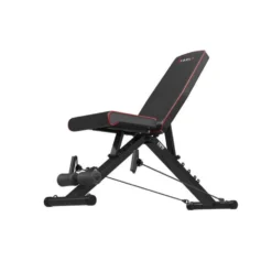 Banc de musculation multi-réglable et pliable avec extenseurs pour home gym