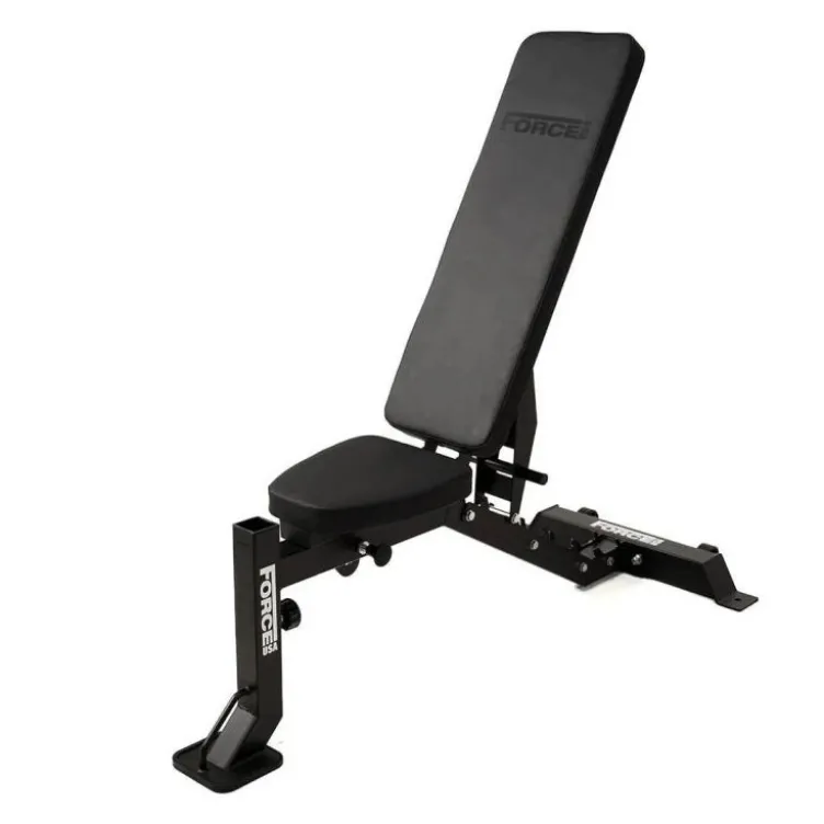 Banc de musculation MYBENCH V2 à capacité de charge 320 kg avec option leg curl et extension puis pupitre à biceps Force USA