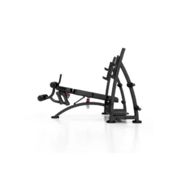Banc de musculation olympique décliné professionnel réglable ultra robuste avec chandelles
