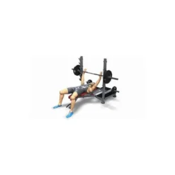 Banc de musculation olympique ajustable avec chandelles développé épaules et pectoraux