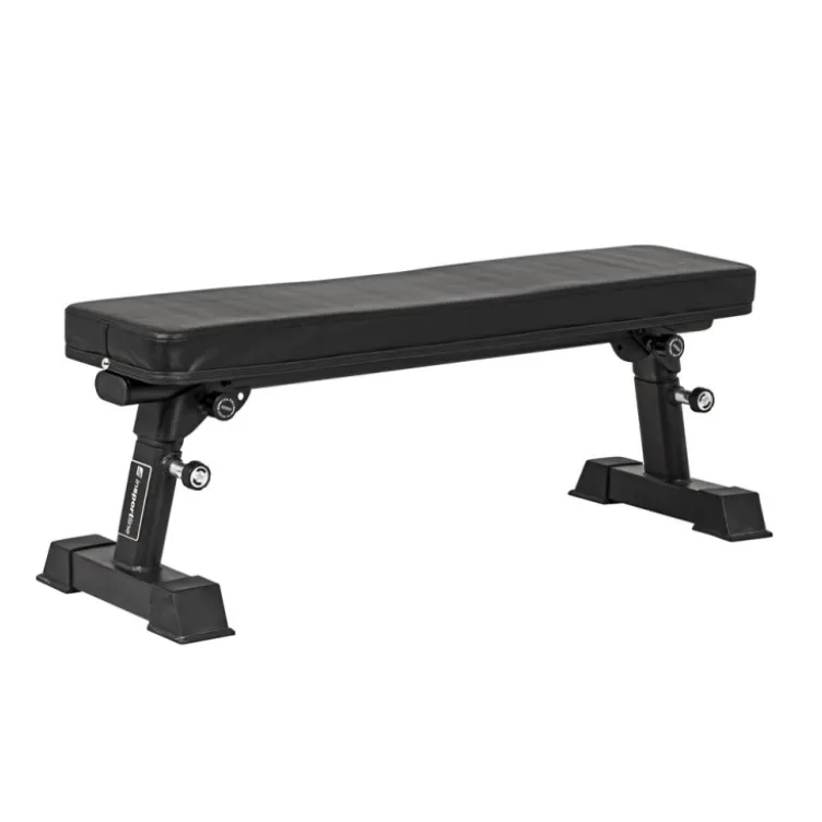 Banc de musculation plat réglable pour Home-Gym avec sellerie ultra épaisse - Capacité de charge 250 kg
