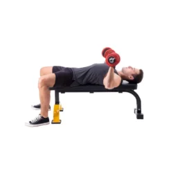Banc de musculation plat ultra-stable avec capacité de charge 200 kg - Rembourrage confortable