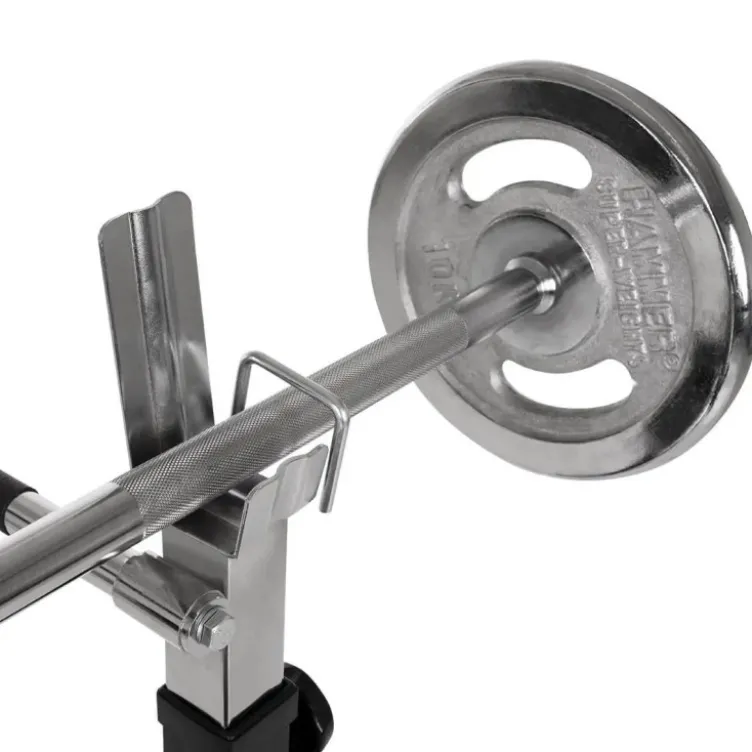 Banc de musculation pliable et multi-fonction avec rack - Capacité de charge 100 kg