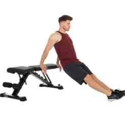 Banc de musculation pliable - inclinable et déclinable - Capacité de charge 200 kg