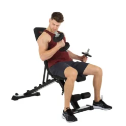 Banc de musculation pliable - inclinable et déclinable - Capacité de charge 200 kg