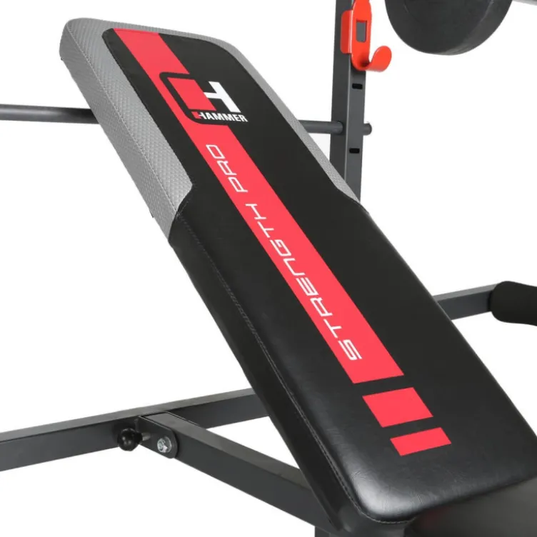 Banc de musculation polyvalent et pliable avec équipements multiples pour training à domicile
