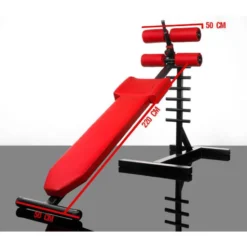 Banc de musculation pour abdominaux avec module de verrouillage des pieds - Planche professionnelle