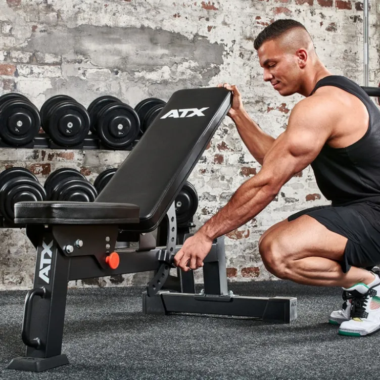 Banc de musculation réglable ATX ultra-robuste - Capacité de charge 500 kg
