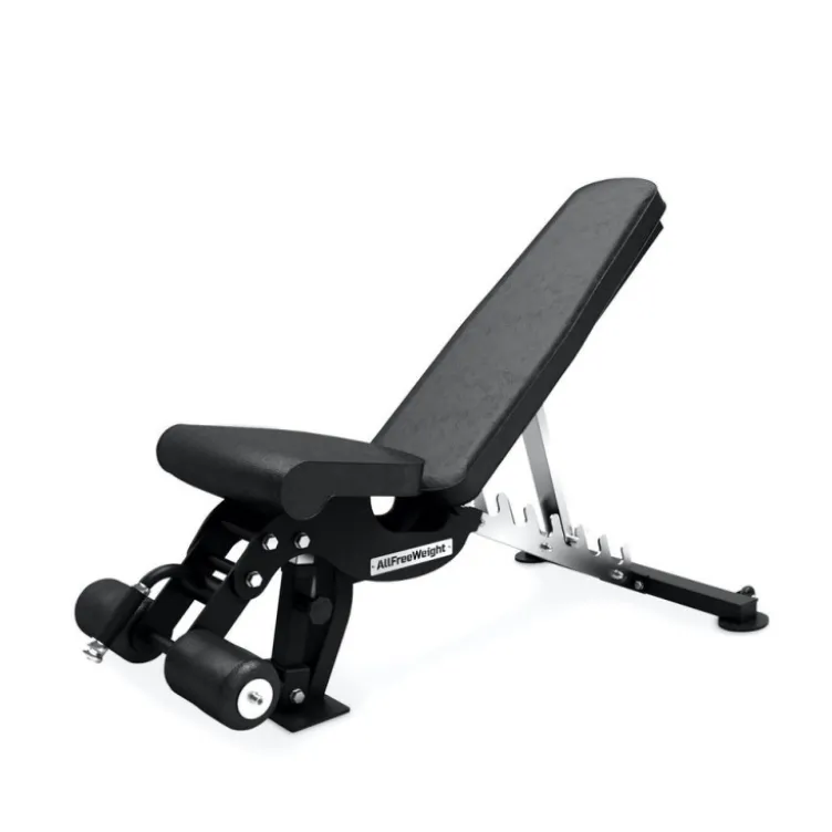 Banc de musculation réglable avec rouleau de blocage capacité de charge 500 kg