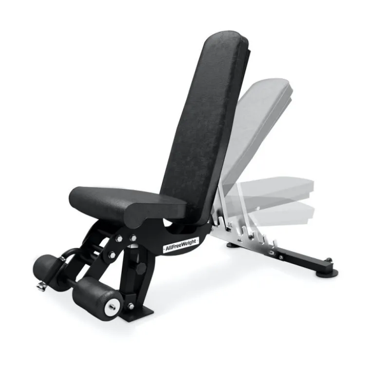 Banc de musculation réglable avec rouleau de blocage capacité de charge 500 kg