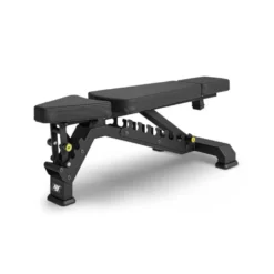 Banc de musculation réglable avec capacité de charge 400 kg et roues de transport