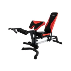 Banc de musculation réglable pupitre à biceps et leg extension pour home gym