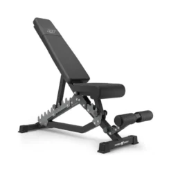 Banc de musculation robuste et multi-réglable avec rouleau de blocage pour abdominaux