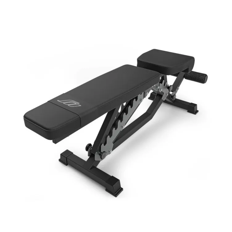 Banc de musculation robuste et multi-réglable avec rouleau de blocage pour abdominaux