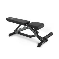 Banc de musculation robuste et multi-réglable avec rouleau de blocage pour abdominaux