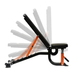 Banc de musculation semi-professionnel 10 positions de réglage