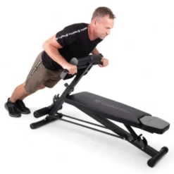 Banc de musculation ultra-polyvalent pour entraînement complet de musculation en homegym - Banc hyperextension
