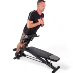Banc de musculation ultra-polyvalent pour entraînement complet de musculation en homegym - Banc hyperextension