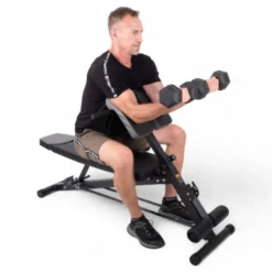 Banc de musculation ultra-polyvalent pour entraînement complet de musculation en homegym - Banc hyperextension