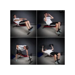 Banc de musuclation robuste pliable et réglable capacité de charge 300kg