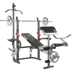 Banc d'entraînement multifonction de musculation pour home gym - Station complète
