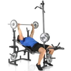 Banc d'entraînement multifonction de musculation pour home gym - Station complète