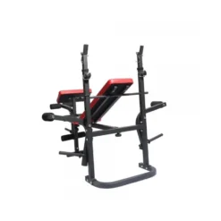 Banc homegym complet réglable avec chandelles et options pupitre à biceps, écarté couché et leg extension
