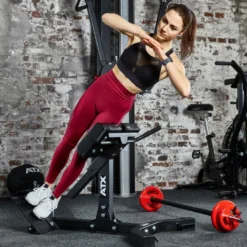 Banc hyperextension ATX 45° pour entraînement du dos capacité de charge +250 kg