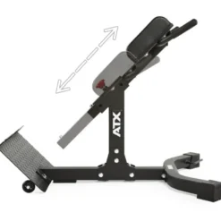 Banc hyperextension ATX 45° pour entraînement du dos capacité de charge +250 kg