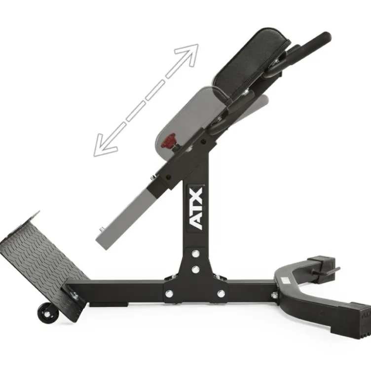 Banc hyperextension ATX 45° pour entraînement du dos capacité de charge +250 kg