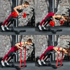 Banc hyperextension ATX 45° pour entraînement du dos capacité de charge +250 kg