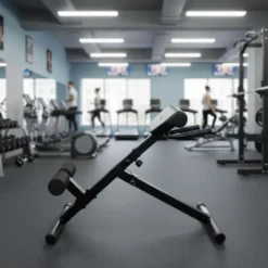 Banc hyperextension pliable avec inclinaison de 45° et capacité de charge 100 kg - Hauteur réglable