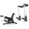 Banc leg curl allongé dual leg extension assis avec 3 possibilités de charge max 300 kg - Entraînement des jambes