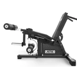 Banc leg curl allongé dual leg extension assis avec 3 possibilités de charge max 300 kg - Entraînement des jambes