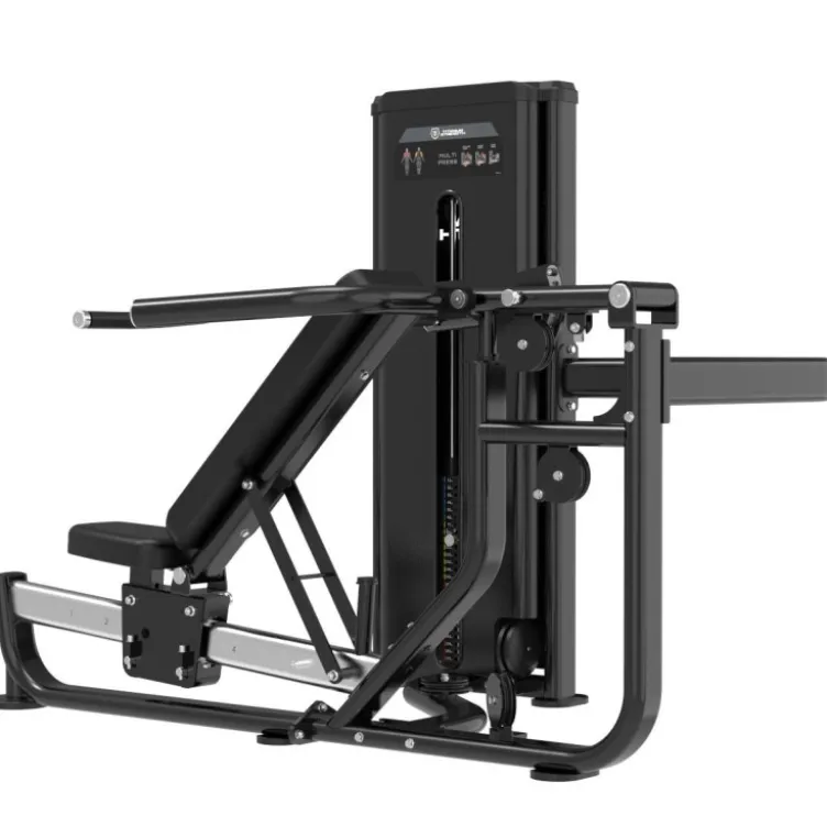 Banc Multipress 3 Fonctions Black Series RX à Charge Guidée avec Colonne de Poids 125 kg - Titanium Strength BSRX-S5