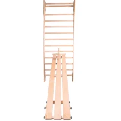Banc mural en bois polyvalent pour espaces sportifs - 200 x 36 cm